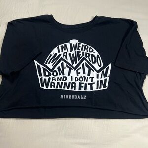 Hot Topic Riverdale Crop Tee